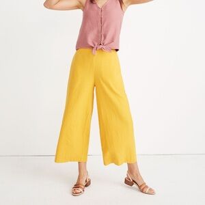 Madewell Wide Leg Linen Pants